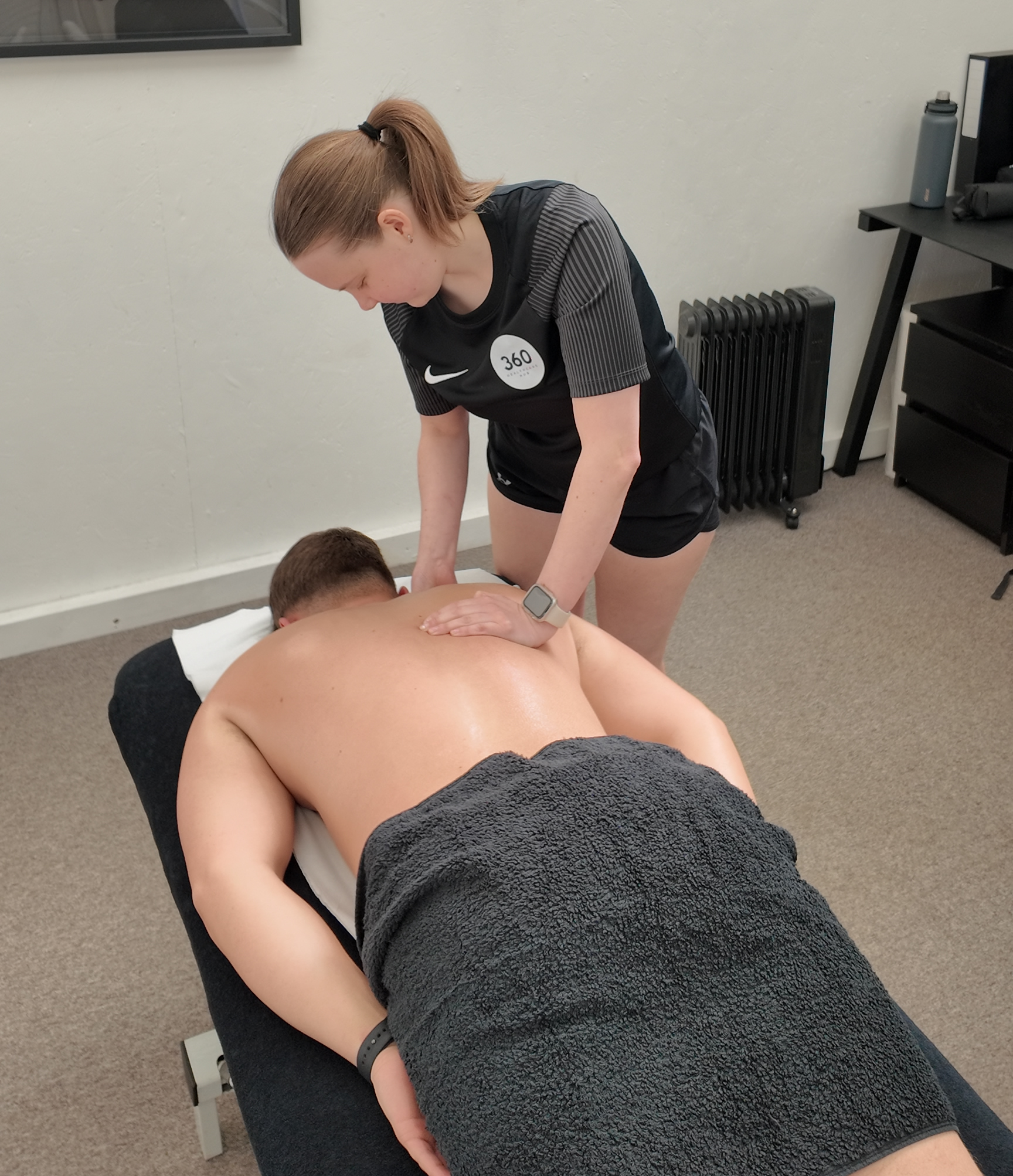 Sports massage treatment at 360 Healthcare Hub